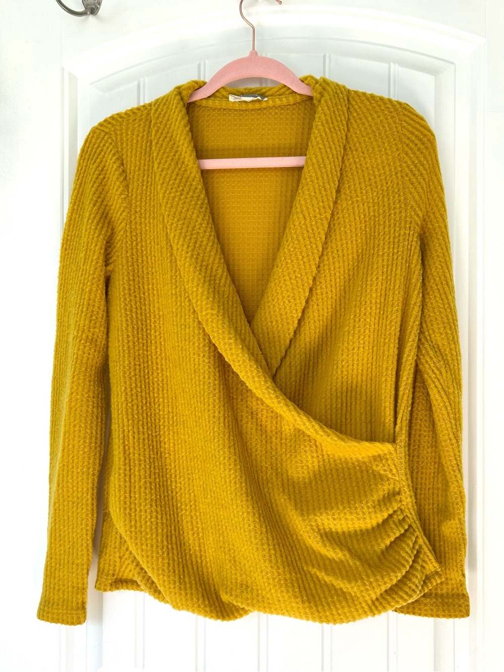 Twist Front Cozy Sweater